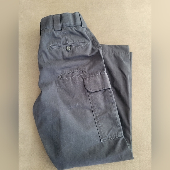 511 Tactical Pants Mens 35 Black Ripstop Adjustable Workwear Outdoors 35X29 - Picture 3 of 5